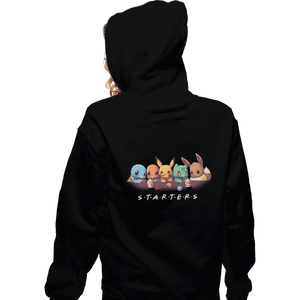 Shirts Zippered Hoodies, Unisex / Small / Black Starter Friends