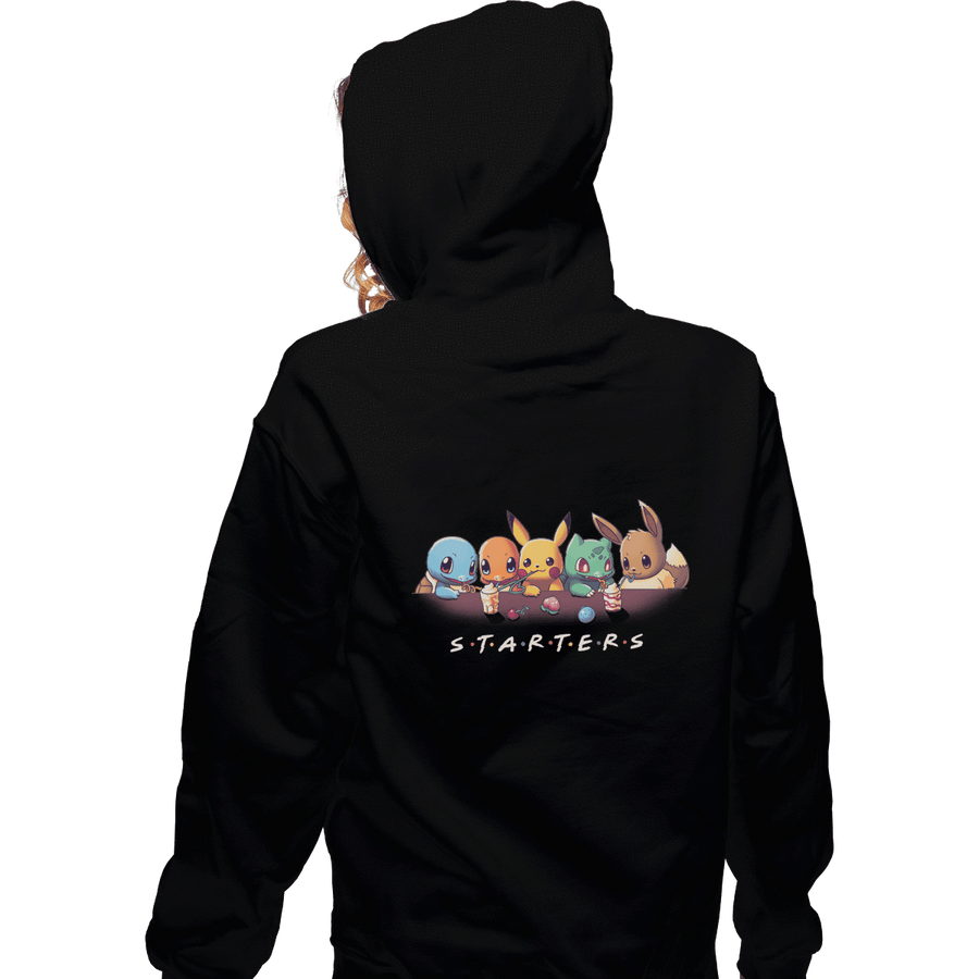 Shirts Zippered Hoodies, Unisex / Small / Black Starter Friends