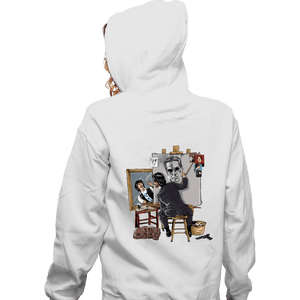 Secret_Shirts Zippered Hoodies, Unisex / Small / White Keanu Portrait