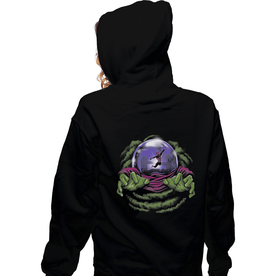 Shirts Zippered Hoodies, Unisex / Small / Black Mysterious Foe