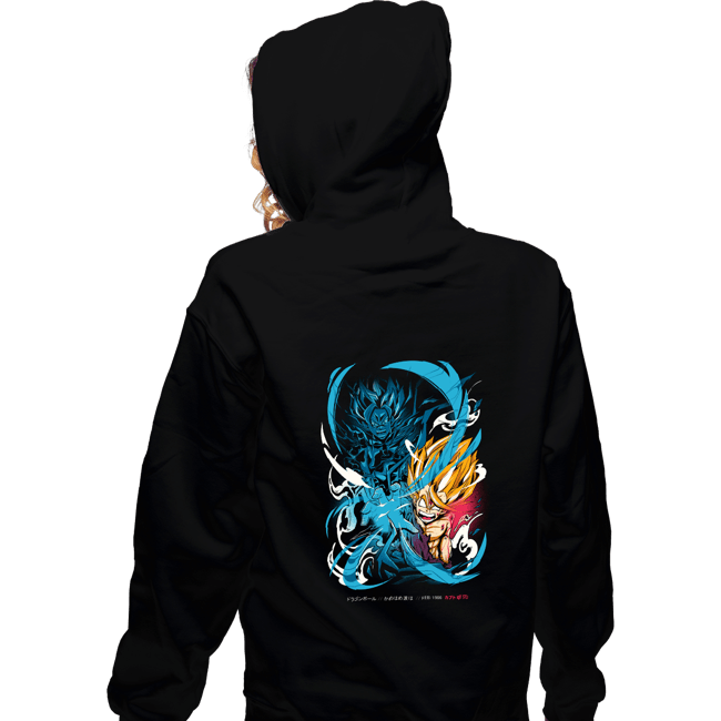 Shirts Zippered Hoodies, Unisex / Small / Black Gohan