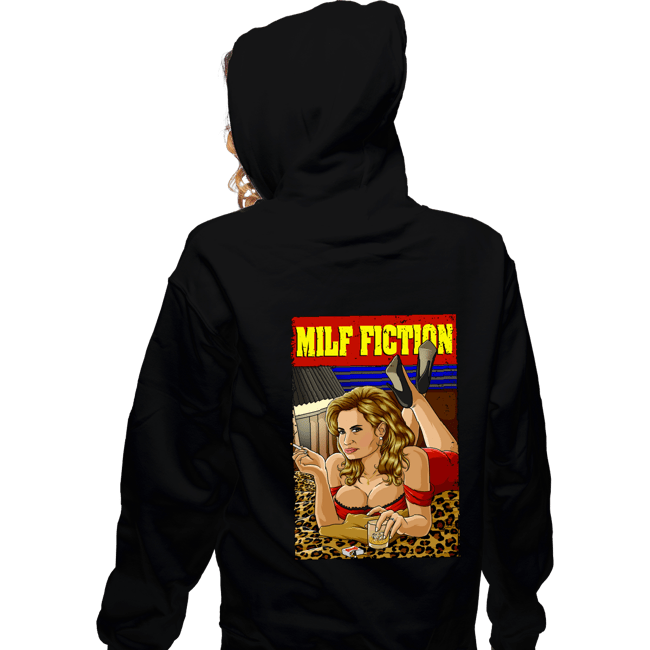 Secret_Shirts Zippered Hoodies, Unisex / Small / Black Milf Fiction