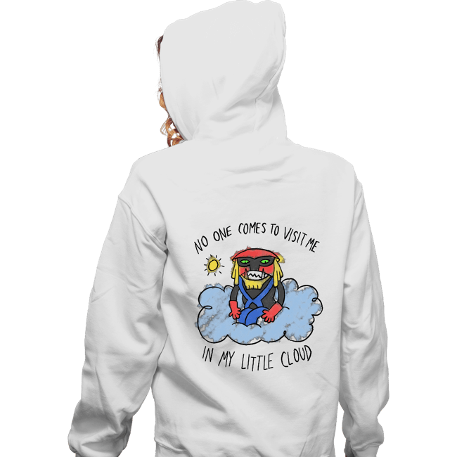 Daily_Deal_Shirts Zippered Hoodies, Unisex / Small / White Brak's Little Cloud