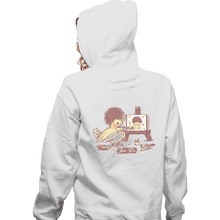 Load image into Gallery viewer, Shirts Zippered Hoodies, Unisex / Small / White Birb Ross
