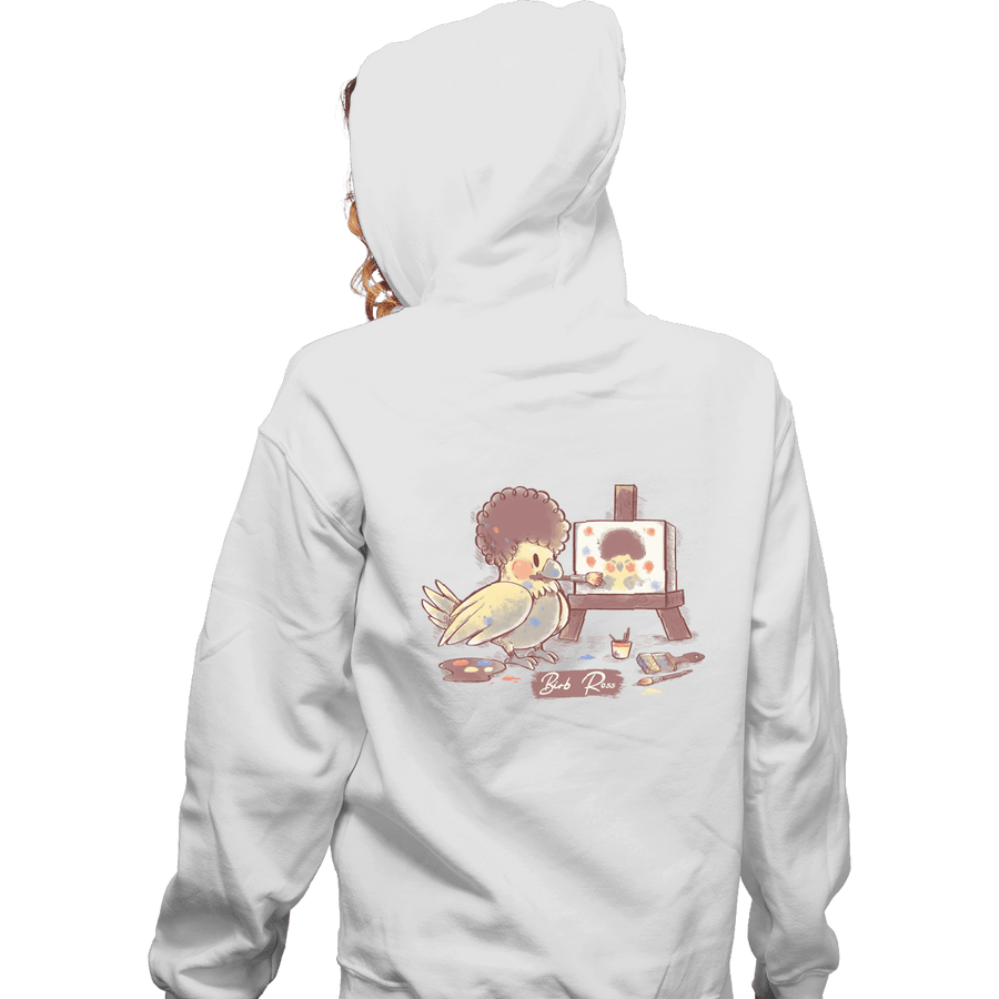 Shirts Zippered Hoodies, Unisex / Small / White Birb Ross