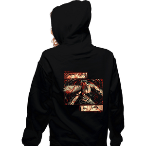 Daily_Deal_Shirts Zippered Hoodies, Unisex / Small / Black Chainsaw Man