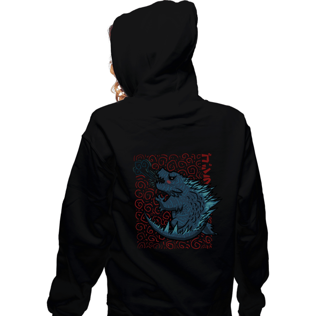 Shirts Zippered Hoodies, Unisex / Small / Black Tiny Kaiju