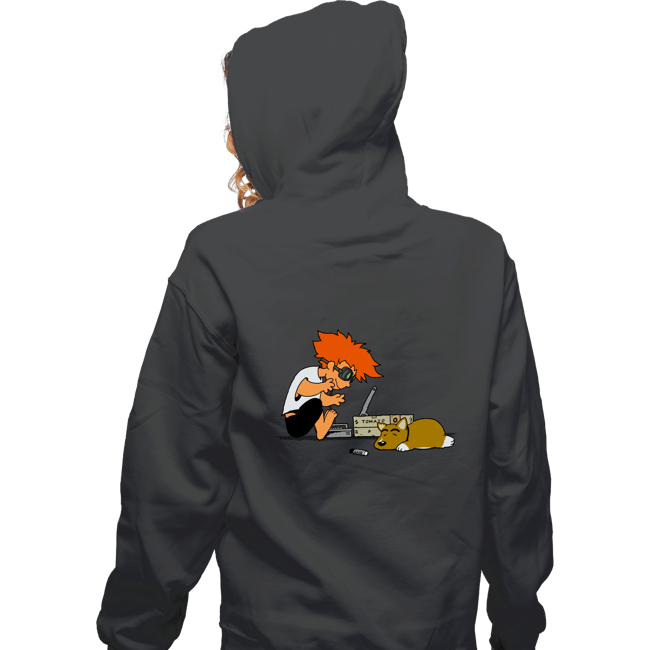 Daily_Deal_Shirts Zippered Hoodies, Unisex / Small / Dark Heather Rad Ed