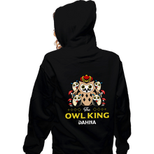 Load image into Gallery viewer, Shirts Zippered Hoodies, Unisex / Small / Black The Owl King
