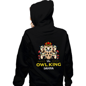 Shirts Zippered Hoodies, Unisex / Small / Black The Owl King