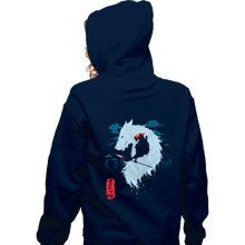 Load image into Gallery viewer, Secret_Shirts Zippered Hoodies, Unisex / Small / Navy Hime

