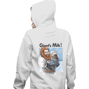 Shirts Zippered Hoodies, Unisex / Small / White Giant's Milk!