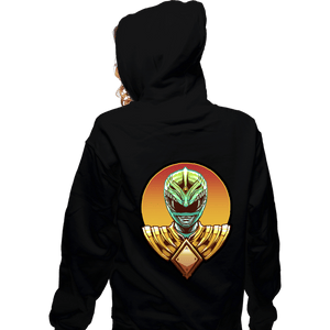 Daily_Deal_Shirts Zippered Hoodies, Unisex / Small / Black Green Power