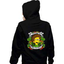Load image into Gallery viewer, Secret_Shirts Zippered Hoodies, Unisex / Small / Black No Darn Vegetables
