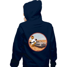 Load image into Gallery viewer, Daily_Deal_Shirts Zippered Hoodies, Unisex / Small / Navy Luke Skywockawocka
