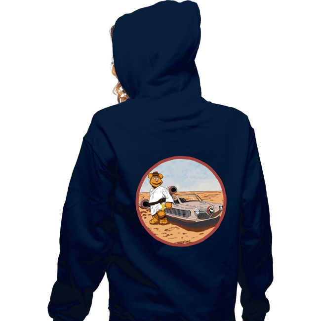 Daily_Deal_Shirts Zippered Hoodies, Unisex / Small / Navy Luke Skywockawocka