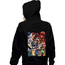 Load image into Gallery viewer, Daily_Deal_Shirts Zippered Hoodies, Unisex / Small / Black Mutant Pilgrim
