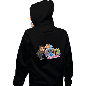 Shirts Zippered Hoodies, Unisex / Small / Black Arya The Explorer