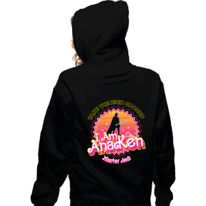 Daily_Deal_Shirts Zippered Hoodies, Unisex / Small / Black I Am Anaken