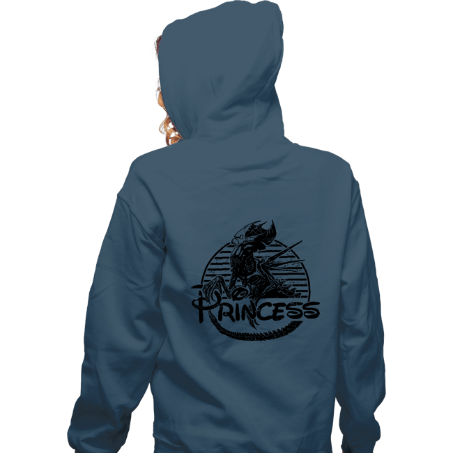 Secret_Shirts Zippered Hoodies, Unisex / Small / Indigo Blue The Princess