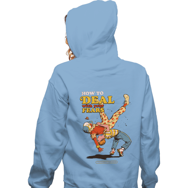 Daily_Deal_Shirts Zippered Hoodies, Unisex / Small / Royal Blue Deal With Your Fears