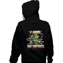 Load image into Gallery viewer, Shirts Zippered Hoodies, Unisex / Small / Black I Have The Triforce

