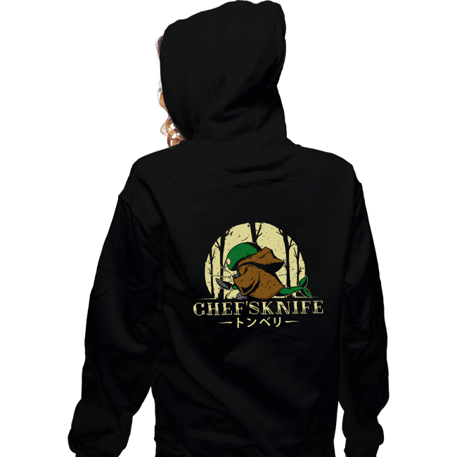 Shirts Zippered Hoodies, Unisex / Small / Black Chef's Knife