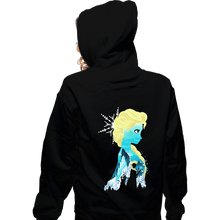Load image into Gallery viewer, Secret_Shirts Zippered Hoodies, Unisex / Small / Black Frozen Shadow
