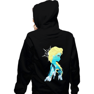 Secret_Shirts Zippered Hoodies, Unisex / Small / Black Frozen Shadow