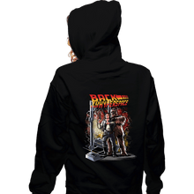 Load image into Gallery viewer, Secret_Shirts Zippered Hoodies, Unisex / Small / Black Back To The Hyperspace
