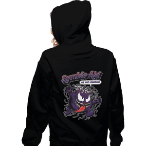 Shirts Zippered Hoodies, Unisex / Small / Black Symbio-aid