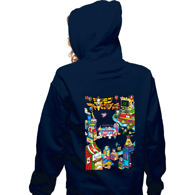 Shirts Zippered Hoodies, Unisex / Small / Navy Digital Friends