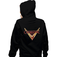 Load image into Gallery viewer, Shirts Zippered Hoodies, Unisex / Small / Black Christine
