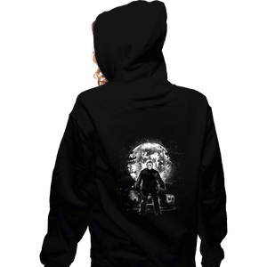 Shirts Zippered Hoodies, Unisex / Small / Black Moonlight Jason