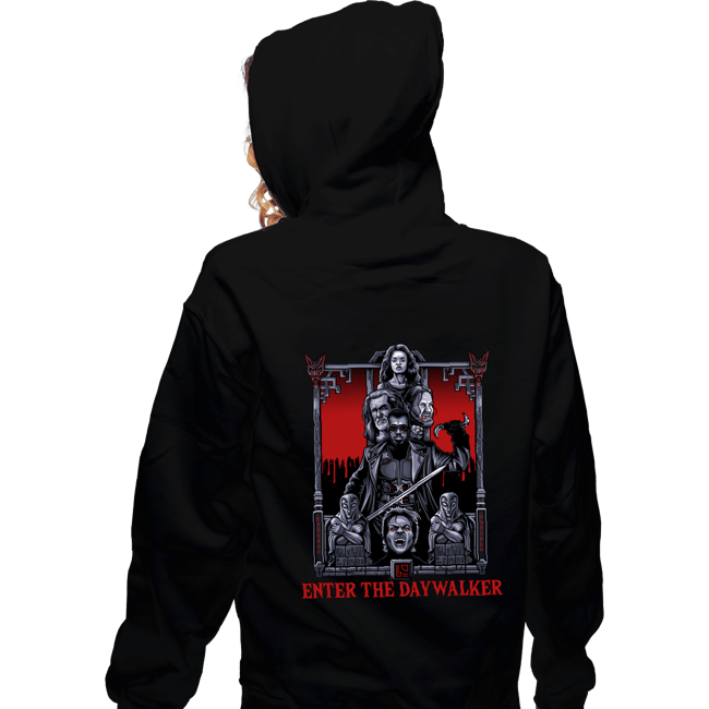 Secret_Shirts Zippered Hoodies, Unisex / Small / Black Day Walker