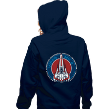Load image into Gallery viewer, Daily_Deal_Shirts Zippered Hoodies, Unisex / Small / Navy Battlestar MKII
