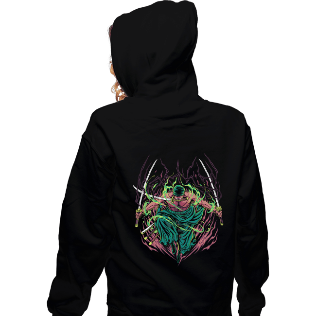 Daily_Deal_Shirts Zippered Hoodies, Unisex / Small / Black King Of Hell
