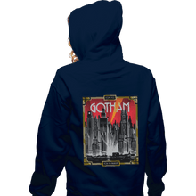 Load image into Gallery viewer, Shirts Zippered Hoodies, Unisex / Small / Navy Visit Gotham
