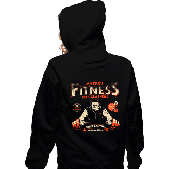 Daily_Deal_Shirts Zippered Hoodies, Unisex / Small / Black Myer's Fitness