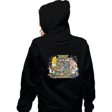 Load image into Gallery viewer, Secret_Shirts Zippered Hoodies, Unisex / Small / Black Clash Of Toon Dads Secret Sale
