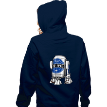 Load image into Gallery viewer, Daily_Deal_Shirts Zippered Hoodies, Unisex / Small / Navy R2-IPA
