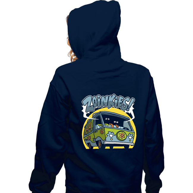 Secret_Shirts Zippered Hoodies, Unisex / Small / Navy Zoinkies