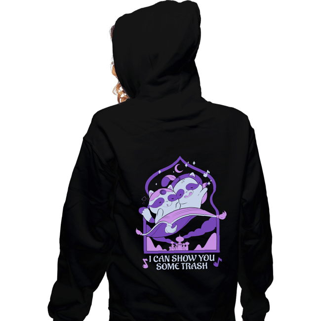 Daily_Deal_Shirts Zippered Hoodies, Unisex / Small / Black A Whole New Dump