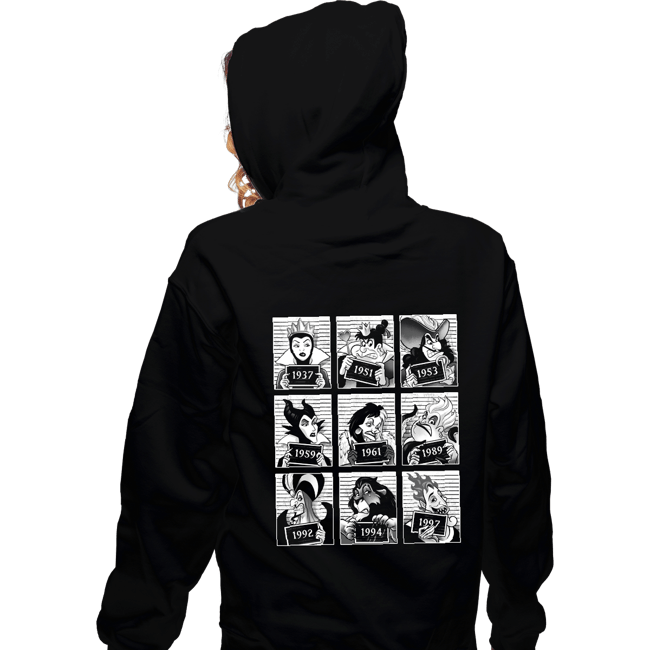 Daily_Deal_Shirts Zippered Hoodies, Unisex / Small / Black Villain Prison