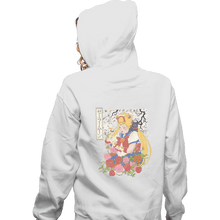 Load image into Gallery viewer, Shirts Pullover Hoodies, Unisex / Small / White Moon Print
