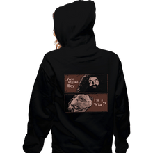 Load image into Gallery viewer, Secret_Shirts Zippered Hoodies, Unisex / Small / Black You Are A Lizard
