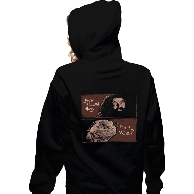 Secret_Shirts Zippered Hoodies, Unisex / Small / Black You Are A Lizard