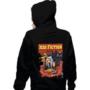Daily_Deal_Shirts Zippered Hoodies, Unisex / Small / Black Jedi Fiction