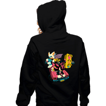 Load image into Gallery viewer, Daily_Deal_Shirts Zippered Hoodies, Unisex / Small / Black Drag Racin&#39;
