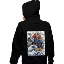Load image into Gallery viewer, Daily_Deal_Shirts Zippered Hoodies, Unisex / Small / Black Kanagawa RX-78-2
